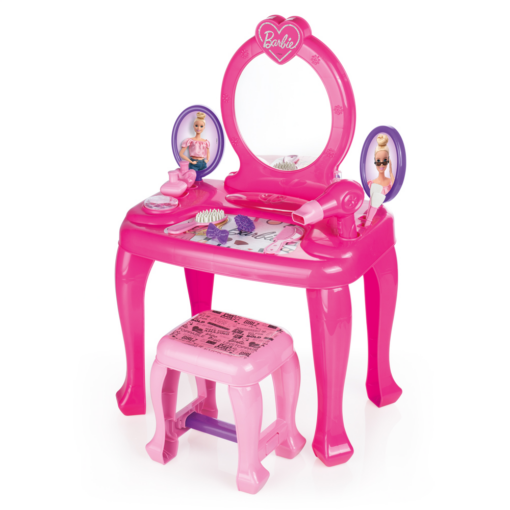 Masuta de toaleta cu scaun - Barbie, DOLU, B1609, 8690089016096