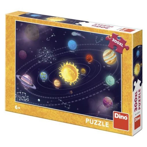 Puzzle - Sistemul solar (300 piese), Dino, 472228, 8590878472228