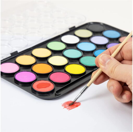 Set 21 acuarele cu pensula, Galt, A3312L, 5011979517739 - imagine 3