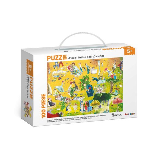 Puzzle - Mami si tati se poarta ciudat (100 piese), EDU CLASS, EDU005, 5949096599249