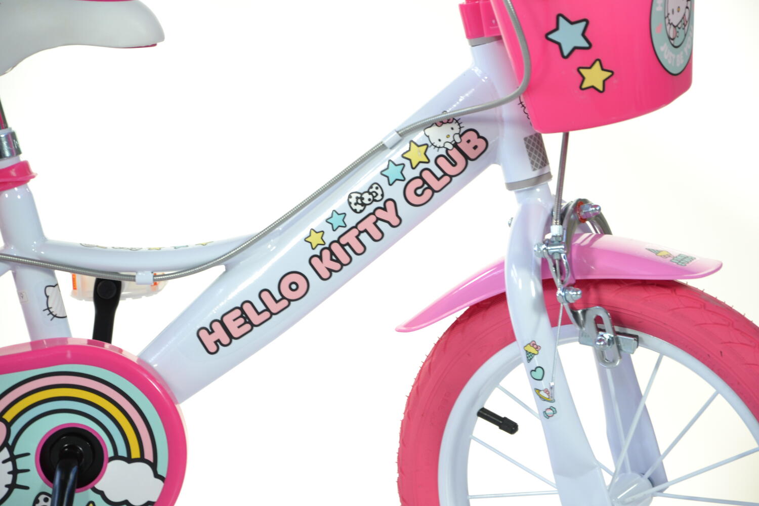 Bicicleta copii 14'' Hello Kitty, DINO BIKES, 144R-HK2, 8006817900238 - imagine 2
