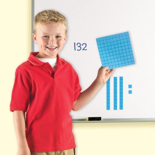 Set matematic magnetic - Modele in baza 10, Learning Resources, LER6366, 765023063660 - imagine 4