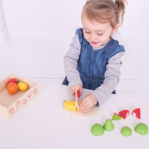 Set fructe feliate, BIGJIGS Toys, BJ472, 691621174722 - imagine 2