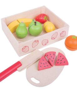 Set fructe feliate, BIGJIGS Toys, BJ472, 691621174722