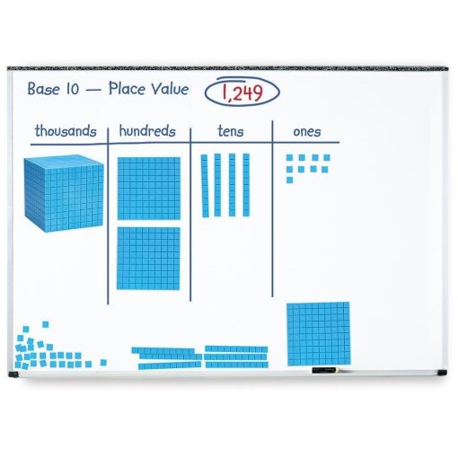 Set matematic magnetic - Modele in baza 10, Learning Resources, LER6366, 765023063660 - imagine 3