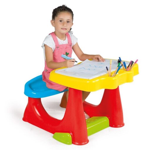 Birou de studiu multicolor, DOLU, D7066, 8690089070661 - imagine 7