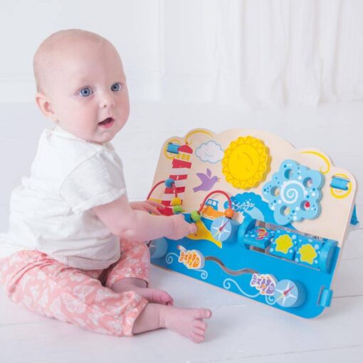 Centru de activitati - La mare, BIGJIGS Toys, BB116, 691621531167 - imagine 5