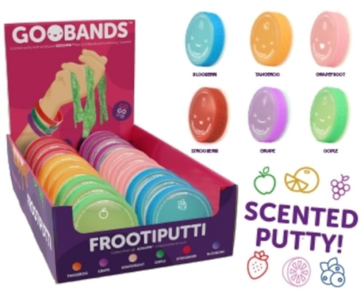 Bratara cu slime parfumat FRUTTIPUTTI, Keycraft, GP101, 5037832310088