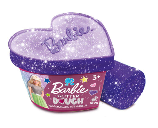 Plastilina cu sclipici - Barbie, LISCIANI, L88744, 8008324088744