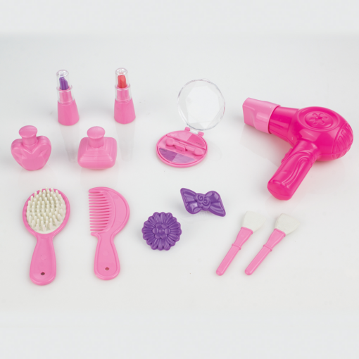 Masuta de toaleta cu scaun - Barbie, DOLU, B1609, 8690089016096 - imagine 6