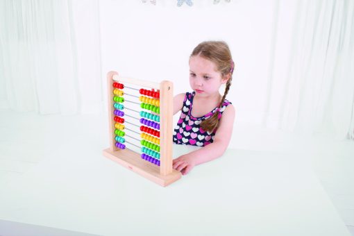 Numaratoare cu bile, BIGJIGS Toys, BJ721, 691621087213 - imagine 6