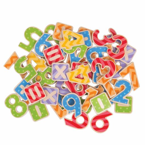 Set numere magnetice, BIGJIGS Toys, BJ266, 691621192665 - imagine 3