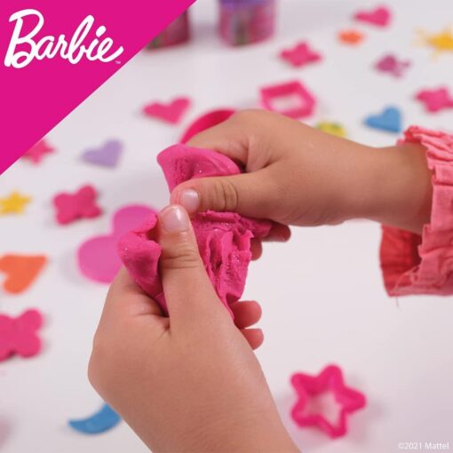 Plastilina cu sclipici - Barbie, LISCIANI, L88744, 8008324088744 - imagine 2
