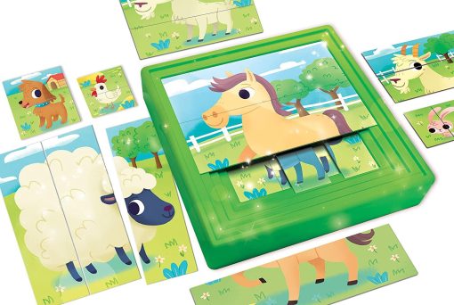 Set puzzle-uri progresive - La ferma, LISCIANI, L95483, 8008324095483 - imagine 2