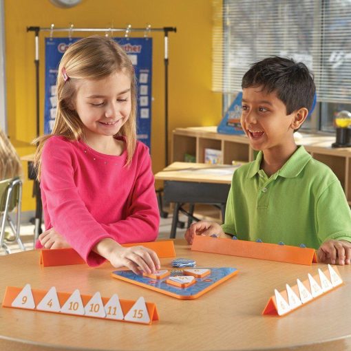 Joc de matematica tri-FACTa - Adunari si scaderi, Learning Resources, LER3038, 765023030389 - imagine 5