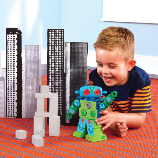 Bormasina Magica - Robotel verde, Educational Insights, EI-4127, 086002041272 - imagine 4
