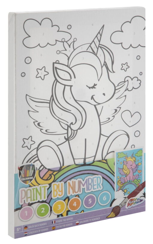 Tablou pictez pe numere - Unicorn, Grafix, 150007-3, 8715427063607