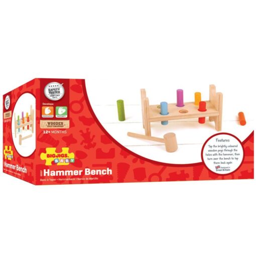 Jucarie pentru percutie, BIGJIGS Toys, BB097, 691621530979 - imagine 3