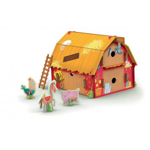 Puzzle 3D - Ferma vesela, Sassi, 978-88-303-0386-7, 9788830303867