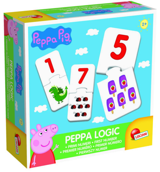 Primul meu joc cu numere - Peppa Pig, LISCIANI, L95292, 8008324095292