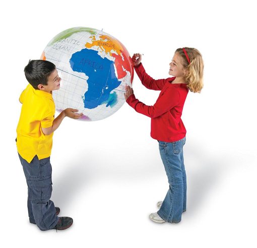 Glob pamantesc gonflabil, Learning Resources, LER2438, 765023024388 - imagine 2