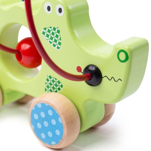 Jucarie dexteritate - Crocodil, BIGJIGS Toys, BB070, 691621490709 - imagine 3