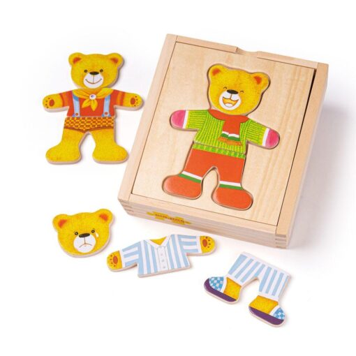 Joc de potrivire - domnul Urs, BIGJIGS Toys, BJ765, 691621087657