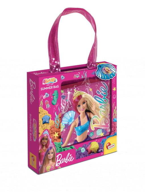 Gentuta de plaja cu nisip kinetic - Barbie, LISCIANI, L91959, 8008324091959