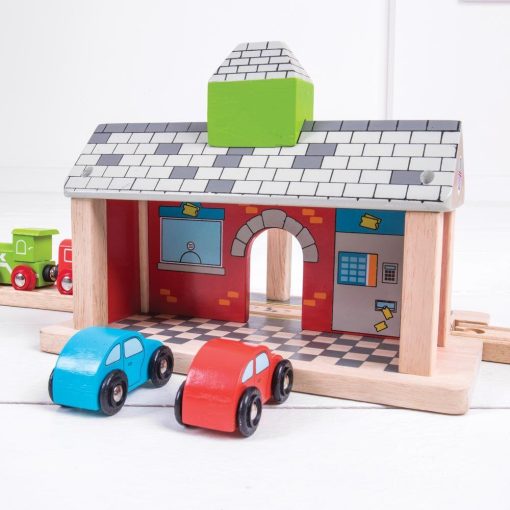 Gara din lemn, BIGJIGS Toys, BJT215, 691621092156 - imagine 7