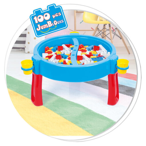 Masuta de activitati cu 100 cuburi de construit, DOLU, D3072, 8690089030726
