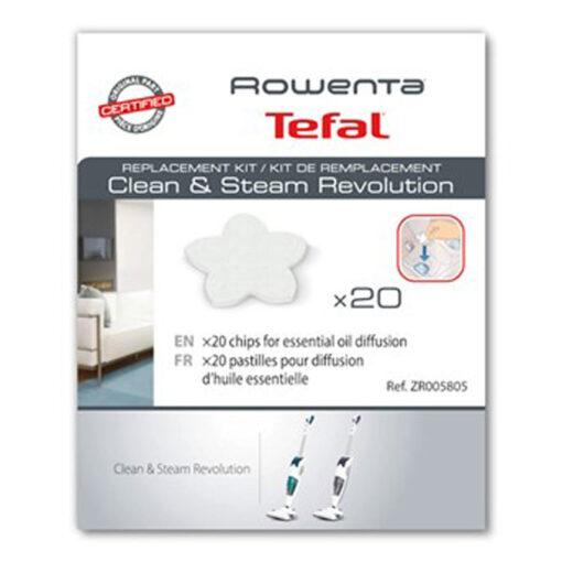 Set 20 pastile parfumate pentru aspirator cu aburi Rowenta Clean & Steam, ZR005805