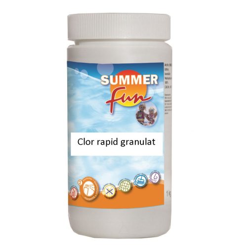 Clor rapid granulat Summer Fun, pentru apa piscina, 1 kg