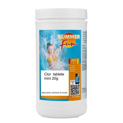 Clor Mini tablete de 20 grame, Summer Fun, pentru apa piscina, 1 kg