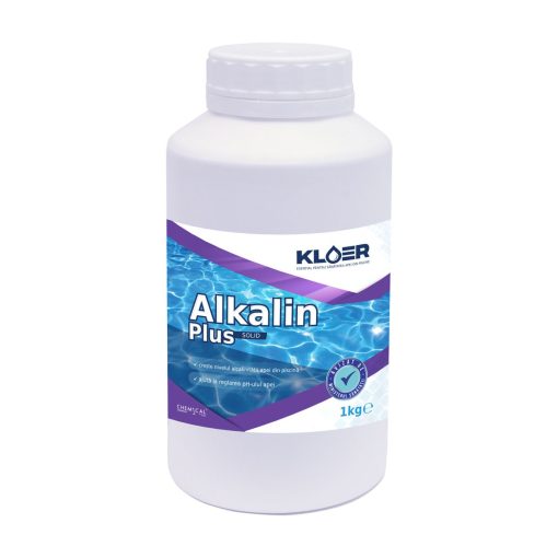 Alkalin plus, solid, Kloer, pentru apa piscina, 1 kg