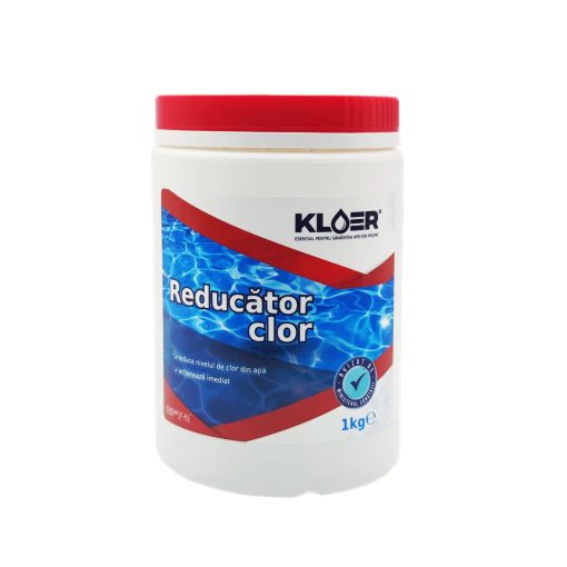 Reducator clor Kloer, solid, pentru apa piscina, 1 kg