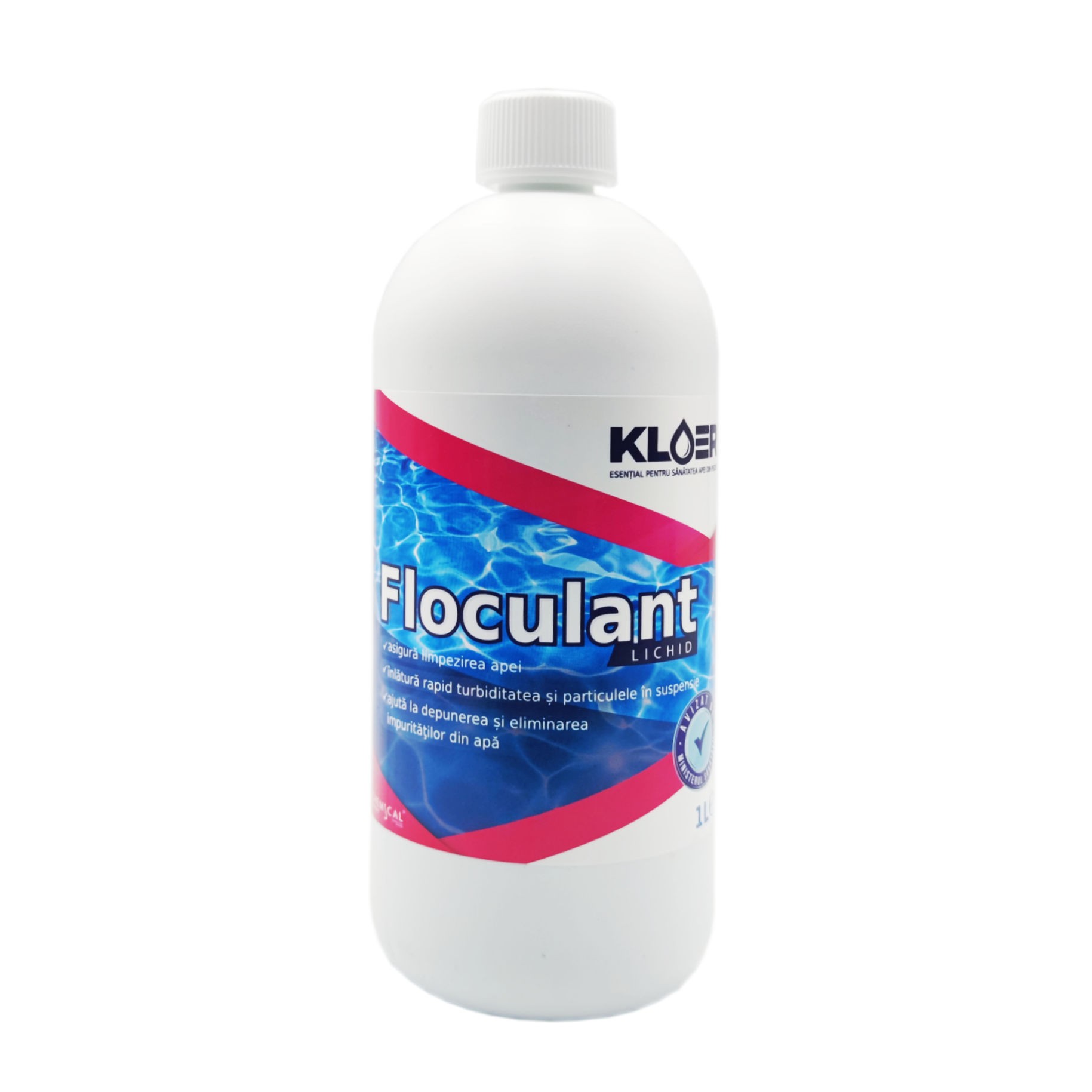 Floculant lichid Kloer pentru apa piscina, 1L