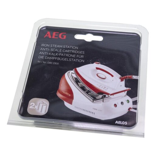Set 2 cartuse anticalcar pentru statie de calcat AEG, AEL05, 9001667493