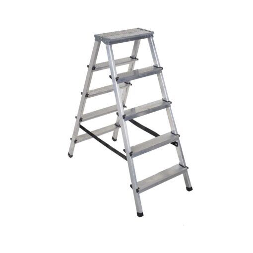 Scara aluminiu, 2 x 5 trepte, max 125 kg