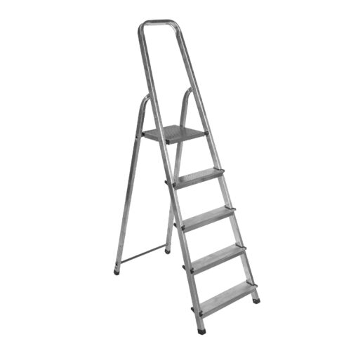 Scara aluminiu, 1 x 5 trepte, max 125 kg