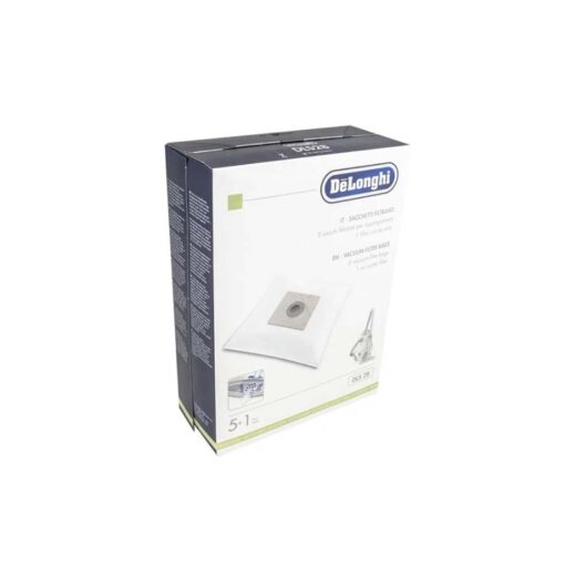 Set 5 saci si microfiltru pentru aspirator DeLonghi, DLS28, 5519110341