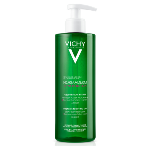 Gel de curatare purifiant pentru ten gras cu tendinta acneica Normaderm Phytosolution, 400ml, Vichy