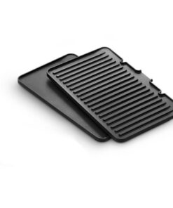 Set 2 placi grill pentru gratar electric DeLonghi, 5517910001