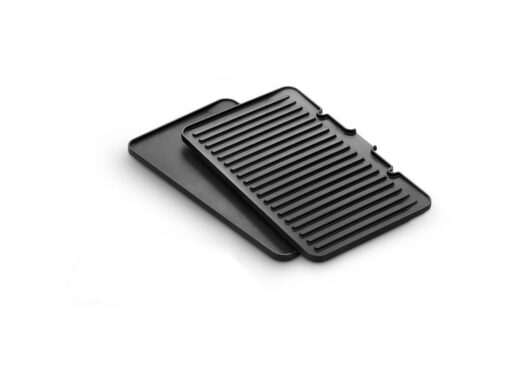 Set 2 placi grill pentru gratar electric DeLonghi, 5517910001