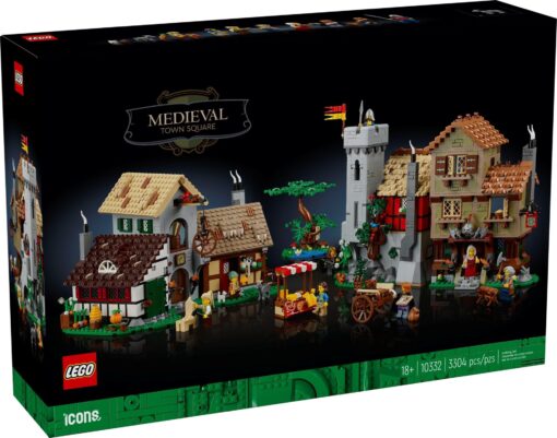 LEGO Icons 10332 - Piata de oras medieval