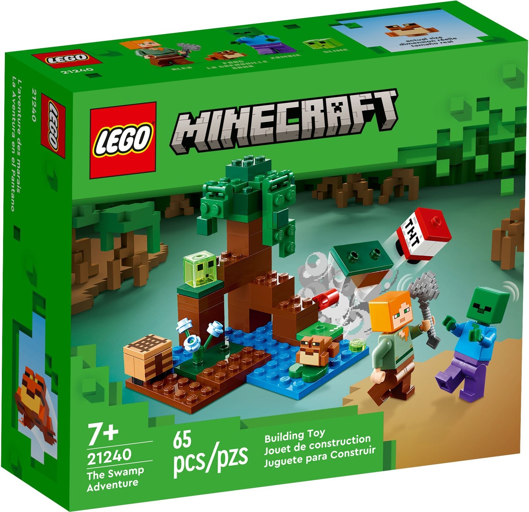 LEGO Minecraft 21240 - Aventura in mlastina