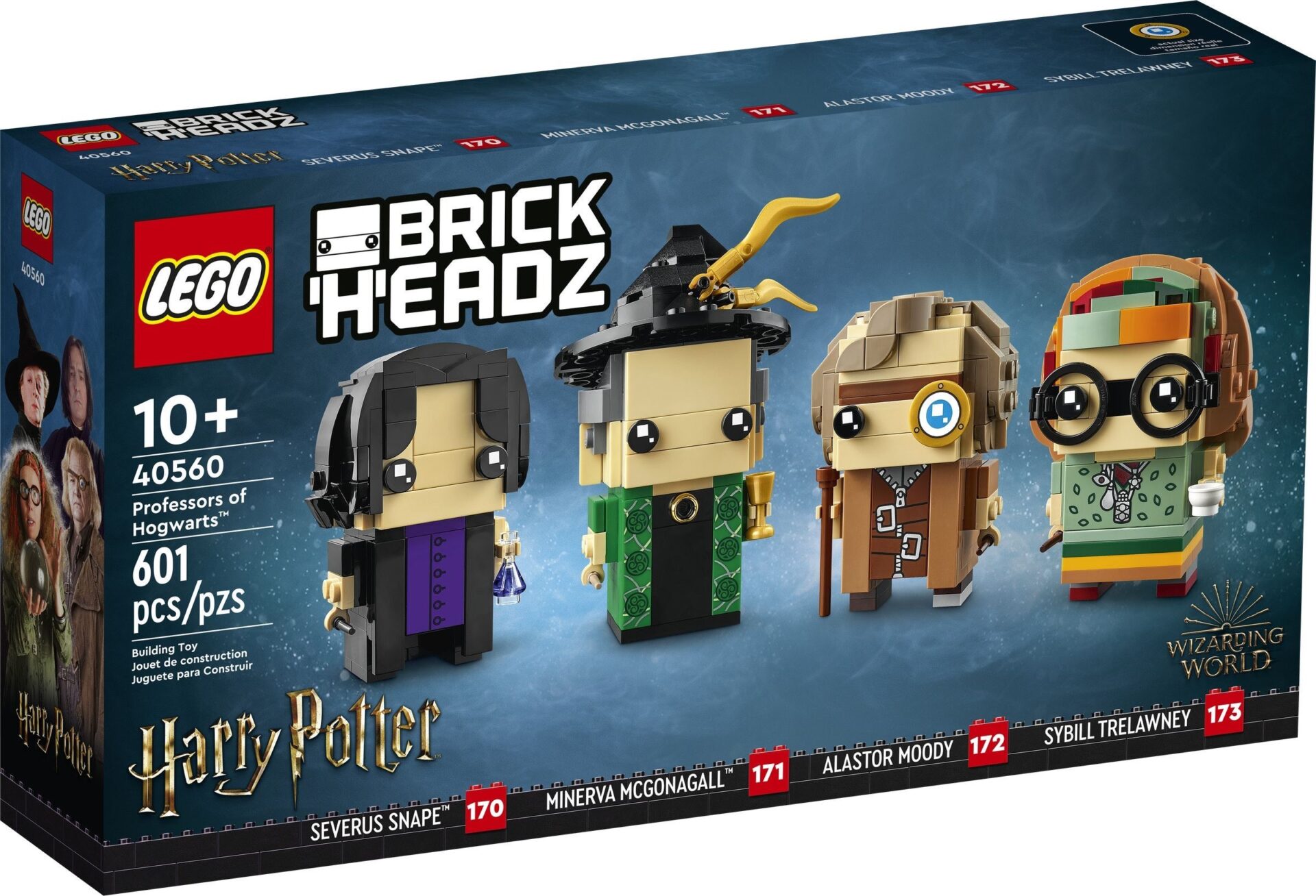 LEGO BrickHeadz 40560 - Profesorii de la Hogwarts