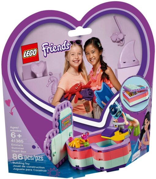 LEGO Friends 41385 - Cutia de vara? in forma? de inima? a Emmei