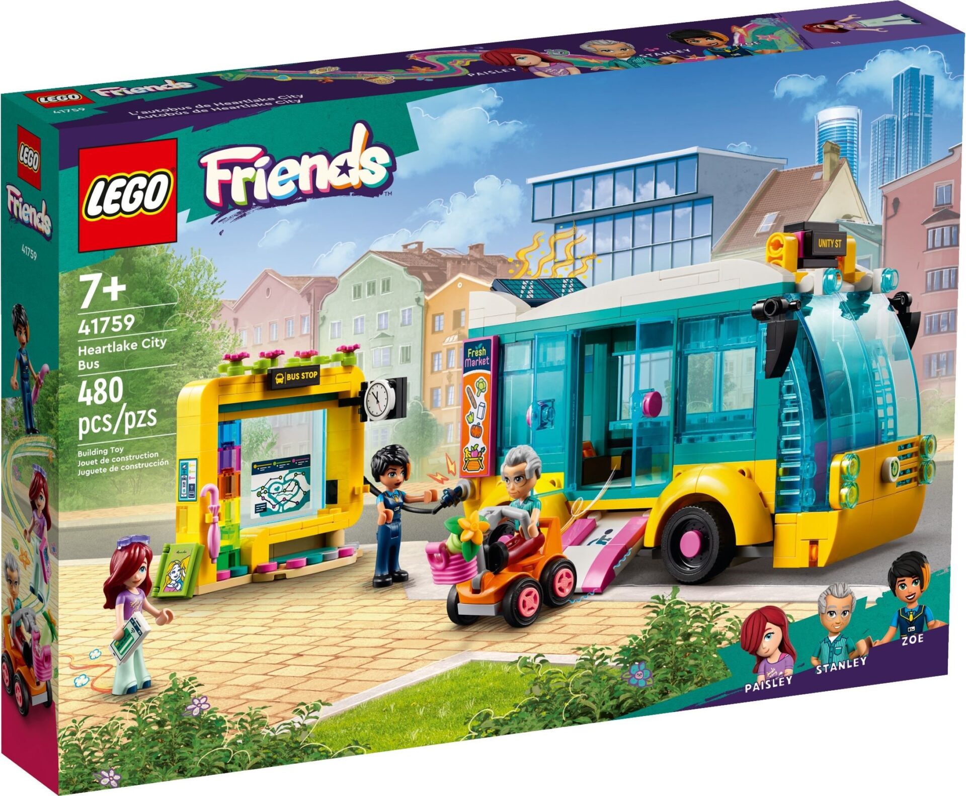 LEGO Friends 41759 - Autobuz din orasul Heartlake