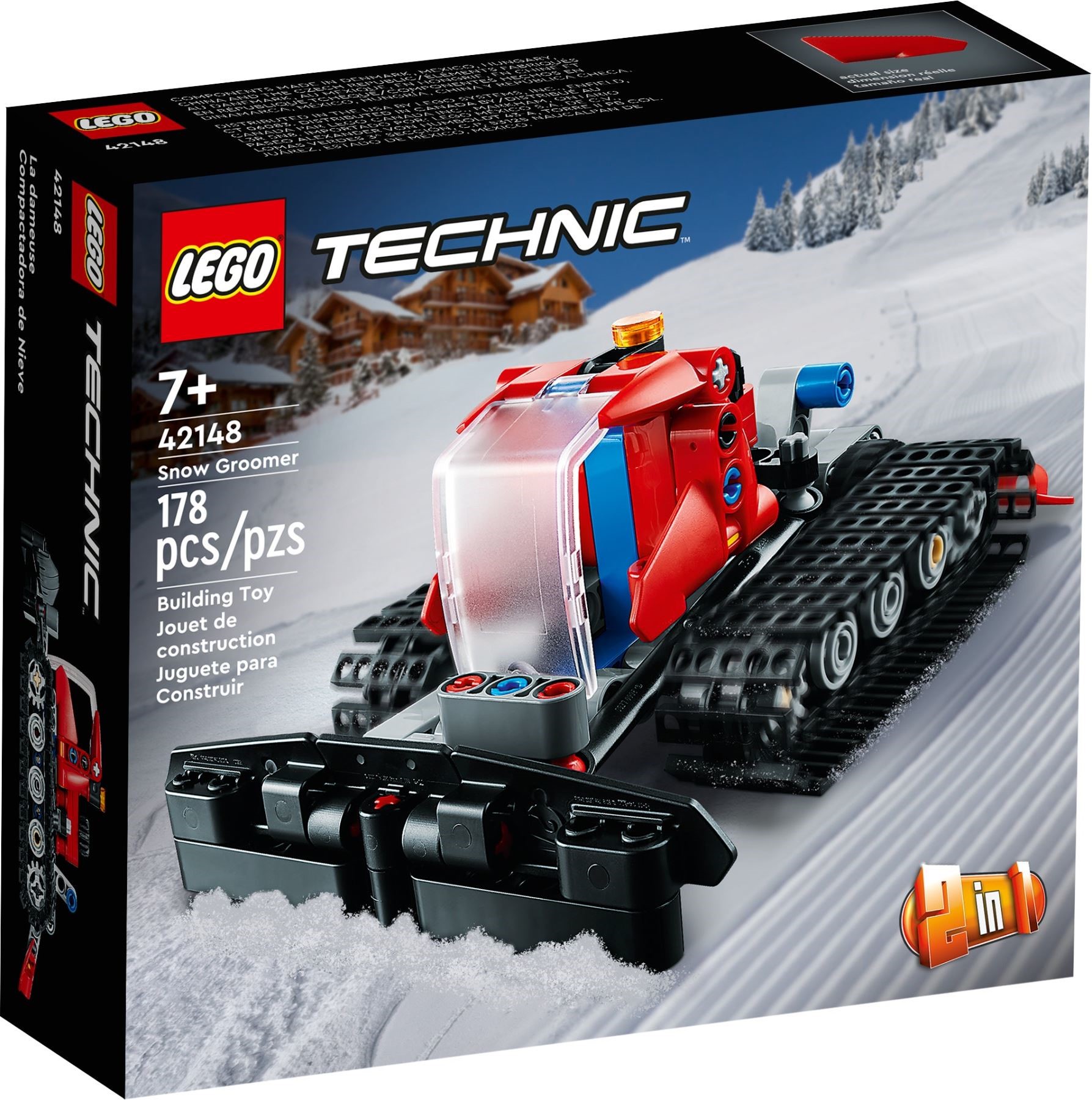 LEGO Technic 42148 - Masina de tasat zapada