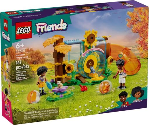 LEGO Friends 42601 - Teren de joaca pentru hamsteri